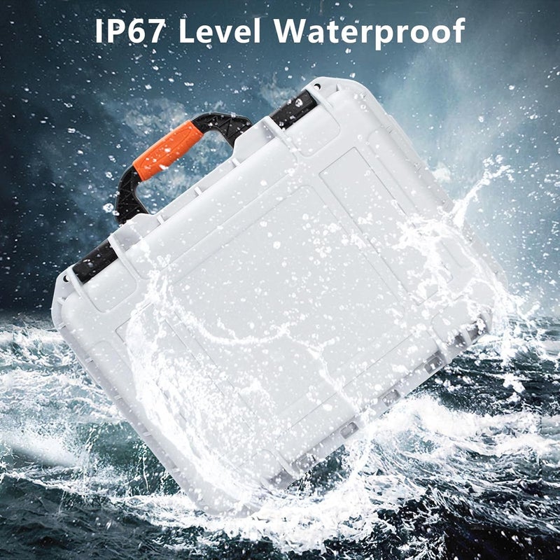 AMAZEAR Hard Case for Apple Vision Pro,Perfect for Storing Vision Pro and Battery at Home or While Traveling, Large Capacity Apple VR Waterproof Hard Case, Premium Apple Vision Pro Accessories - Image 4